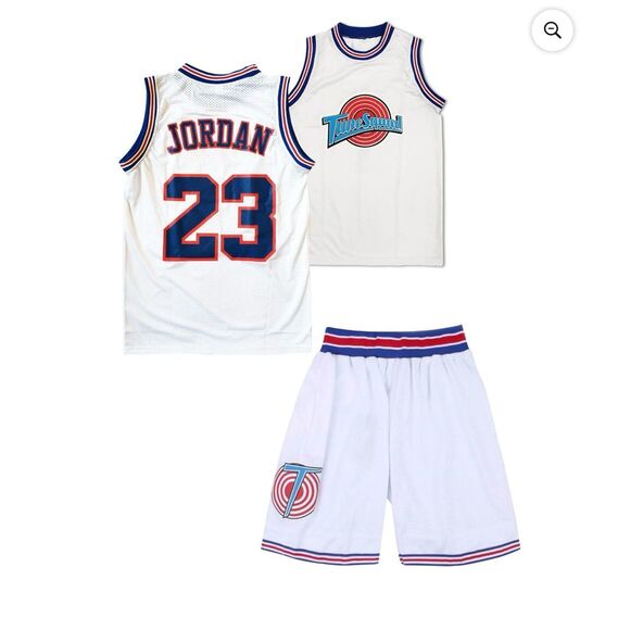 NWT Molpe Tune Squad #23 Jordan jersey short set sz L - Picture 1 of 5